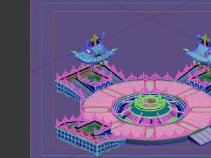 game model - the quartet altar 3D 模型