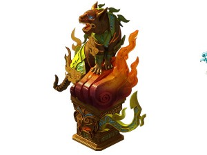 game model - object design - fuhu - furnace 01 3D Model