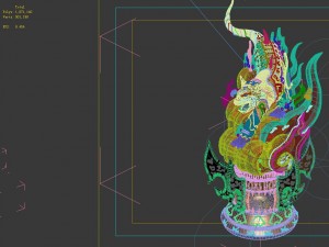 game model - object design - fuhu - furnace 01 3D Model