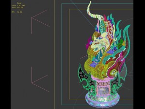 game model - object design - fuhu - furnace 02 3D Model