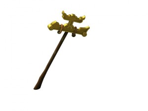 game model - the banner of the military damage 3D मॉडल