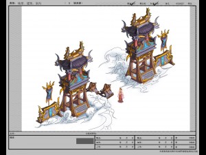 game model - army barracks gate 3D मॉडल