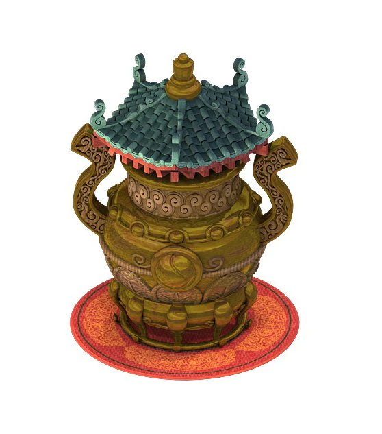 game model - censer 3D Model .c4d .max .obj .3ds .fbx .stl .blend 
