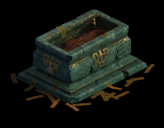 game model - monk corpse vampire Model 3D .c4d .max .obj .3ds .fbx .stl .blend