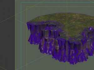 game model - cliff 3D-Modell