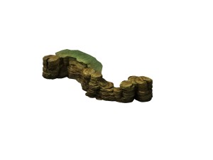 game model - cliff 02 3D-Modell