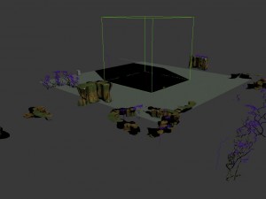 game model - cliff 02 3D-Modell