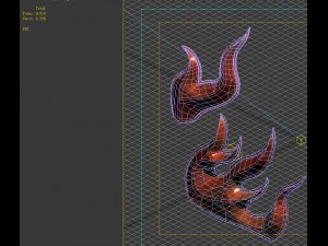 game model - the magma on the fire 3D Model