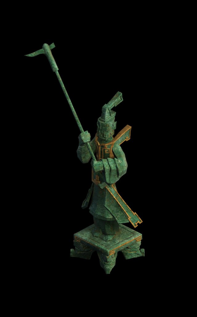 game model - demon official statue 1 Modelo 3D .c4d .max .obj .3ds .fbx .stl .blend 