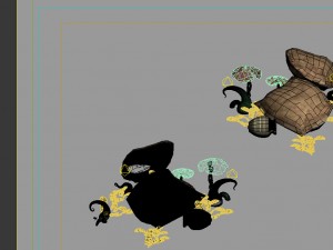 game models - poison valley scene - food and poiso Modelo 3D