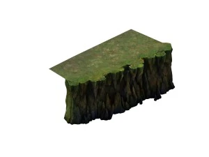 game models - poison valley scene - rock walls cov 3D Model