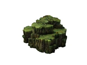 game models - poison valley scene - rock walls cov 3D Model