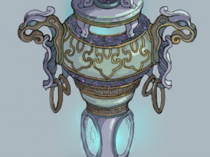 game model - jade lights Modello 3D