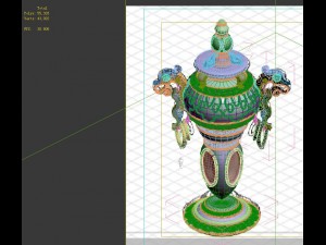 game model - jade lights Modello 3D