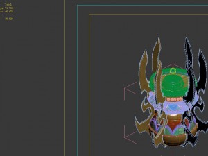 game model - is decaying the floating - stove 3D 模型