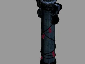 game models - pillars 3D Model