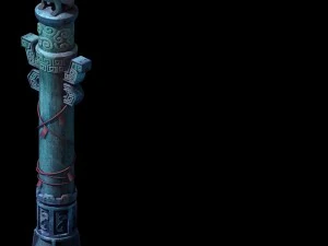 खेल मॉडल - स्तंभ 3D मॉडल