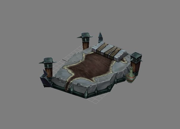 arena game model test scenarios - nest bed -0601 3D Model .c4d .max .obj .3ds .fbx .stl .blend 
