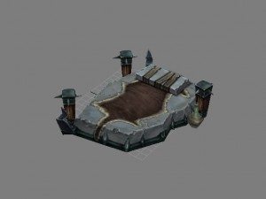 arena game model test scenarios - nest bed -0601 3D Model