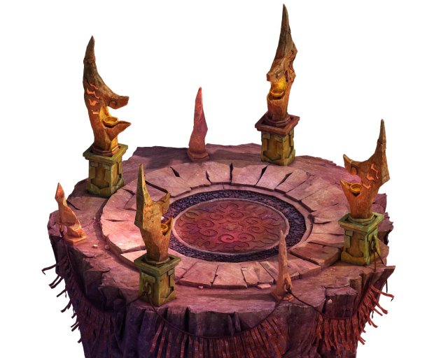 built on cliff religion zoroastrianism altar 01 Modello 3D .c4d .max .obj .3ds .fbx .stl .blend 