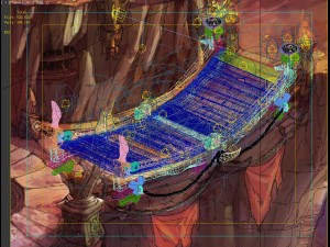 built on cliff religious altar zoroastrianism cabl 3D Model