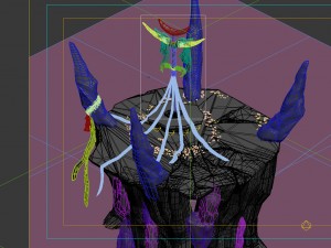 built on cliff religious altar zoroastrianism litt 3D Model