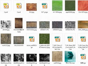 절벽 종교 제단 위에 세워진 조로아스터교 3D 모델