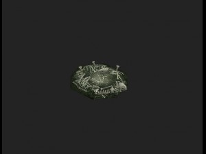 game arena test model making scene - nest bed 07 0 3Dモデル
