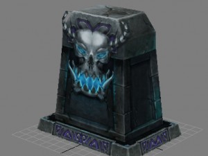 game arena test scenario model - chandeliers 01 3D Model
