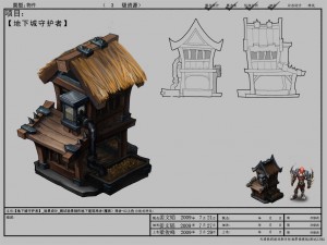game arena test scenario model - chicken quarters 3D Model
