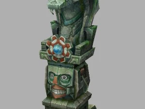 game center arena statue model -01 01 3D Model