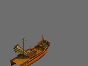 game model - campanula island scene - a large wood 3D Model