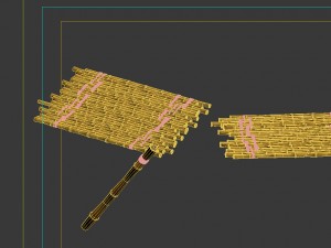 game model - campanula island scene - bamboo struc 3D 모델