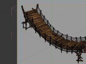 game model - prairie scene - black wind village it 3D 모델