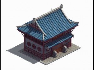 gang - warehouse 001 3D Model