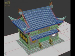gang - warehouse 001 3D Model