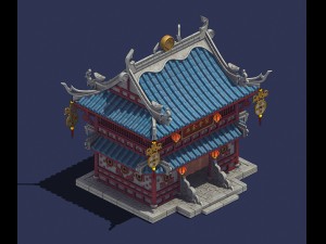 gang - gold warehouse 01 3D 모델