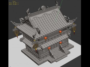 gang - gold warehouse 01 3D Modell