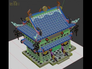 gang - gold warehouse 01 3D Modell