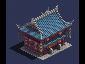gang - gold warehouse 01 3D 모델