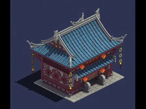 gangue - armaz&eacute;m de ouro 01 Modelo 3D