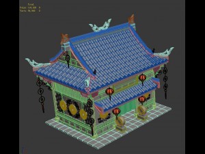 gang - gold warehouse 01 3D Model