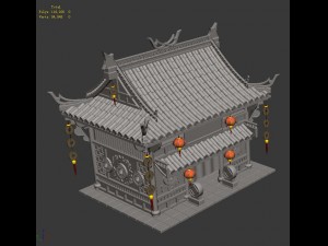 gang - gold warehouse 01 3D Model