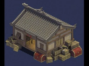 gang - magazyn 02 Model 3D