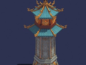 gang - defense tower 01 3D Model