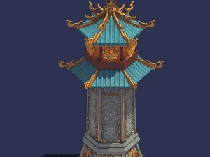 ギャング - ディフェンスタワー 01 3Dモデル