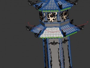 gang - defense tower 01 3D Model