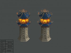 gang - defense tower 01 3D Model