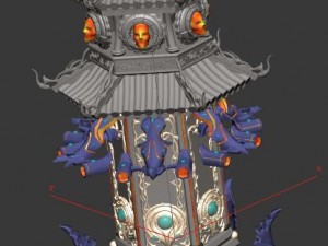 gang - defense tower 02 Modello 3D