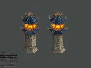 gang - defense tower 02 3D Model